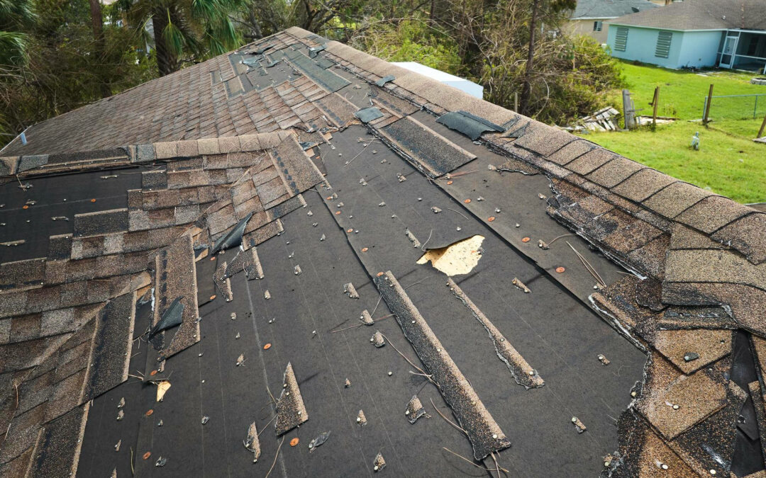 Damaged roof - Emergency Roofing Services in Longmont
